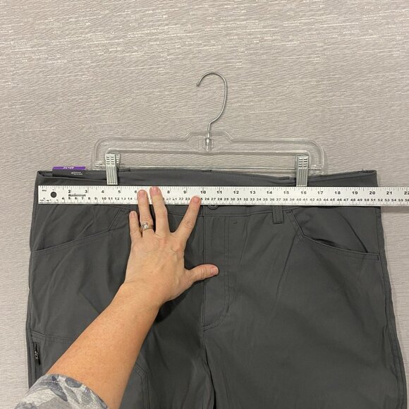 Eddie Bauer Fleece Lined Tech Pants Mens 40 x 32 Gray Water Repellent Insulated - Picture 10 of 15